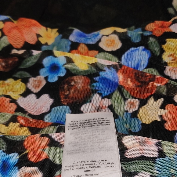 GANNI   Print mesh dress - Picture 11 of 11